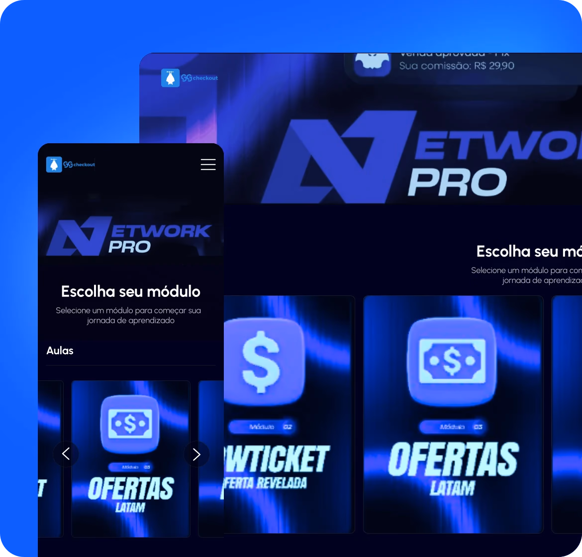 ggCheckout Members Area
